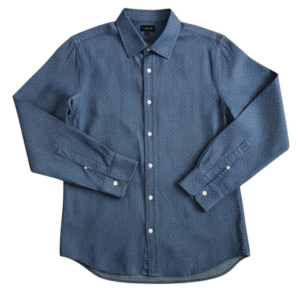 Stylish Men's Joe's Jeans Chambray Denim Button-Down Shirt
